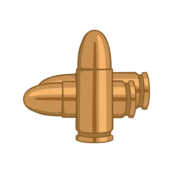 项目符号向量。军事弹药。武器和枪战争子弹。弹药子弹的口径子弹图 — 图库矢量图片