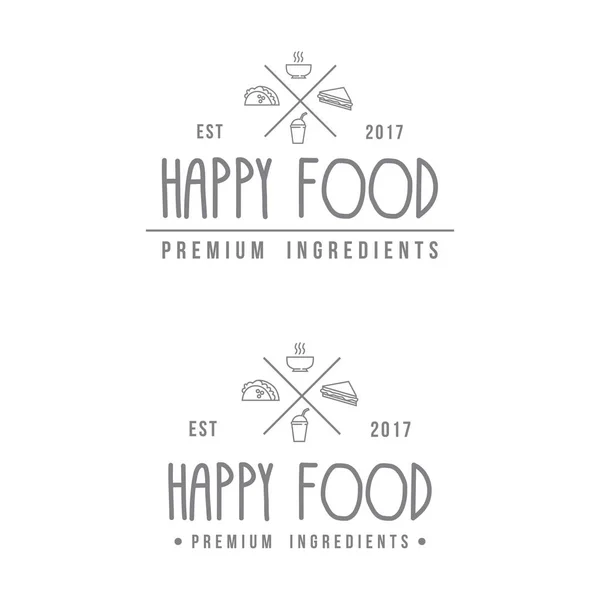 Lebensmittelgeschäft modernes Logo Vektor — Stockvektor