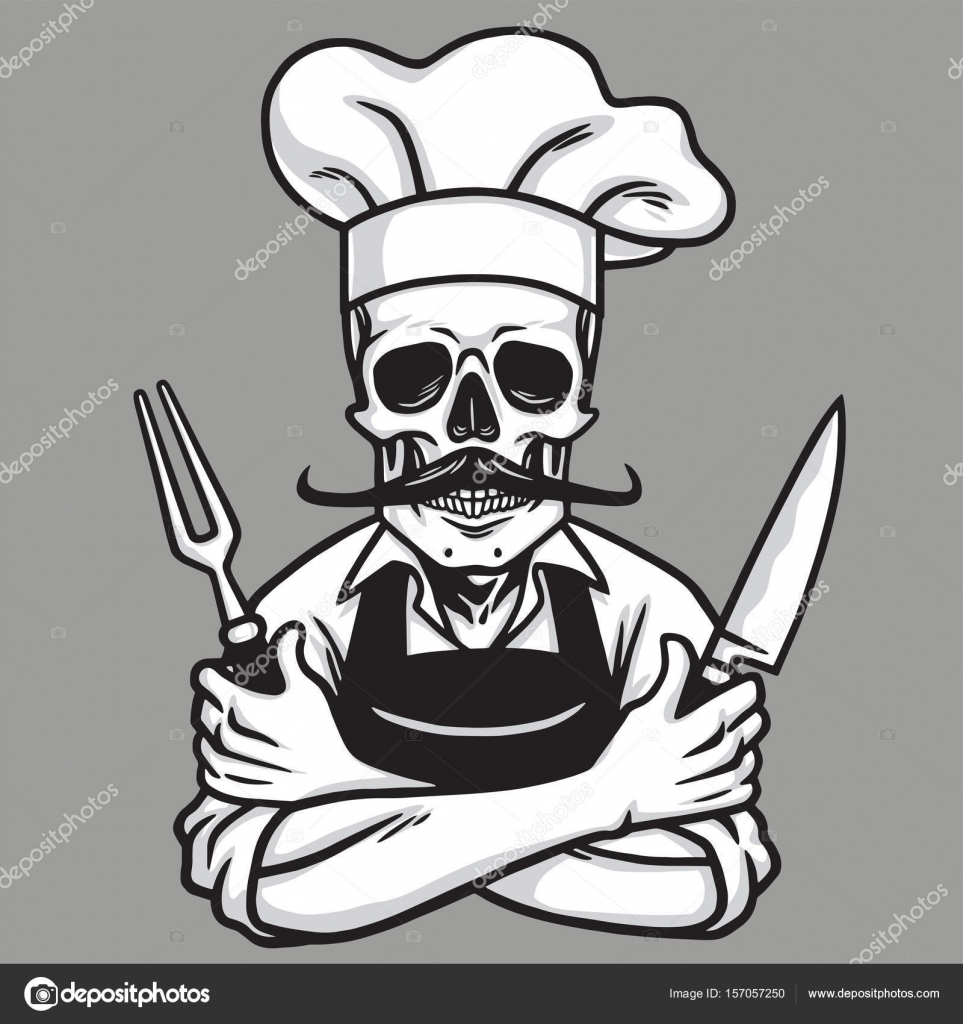 Calavera Cuchillos Vector Grafico Vectorial Imagenes De Calavera Cuchillos Vectoriales De Stock Depositphotos