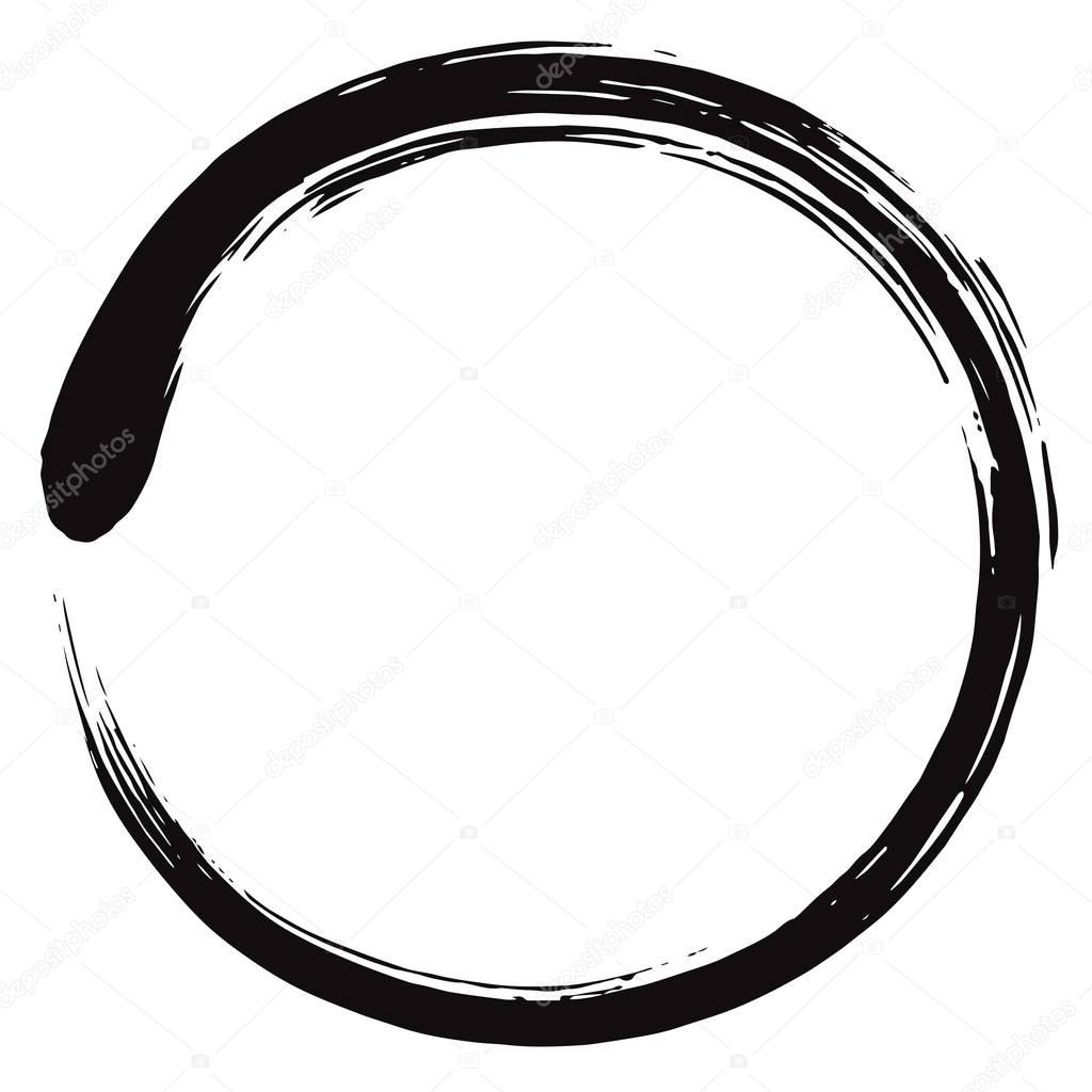  Minimalistic Enso Zen Circle Vector