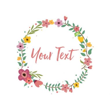 Düğün davetiye, tebrik kartı daire vektör arka plan şablonu illüstrasyon tasarımı