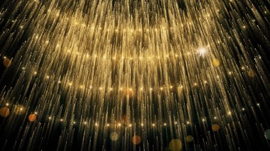 Tatilde reklam ve duvar kağıtları için 3 boyutlu illüstrasyon ve kutlama sahnesi. Dekoratif konseptte 3B canlandırma.