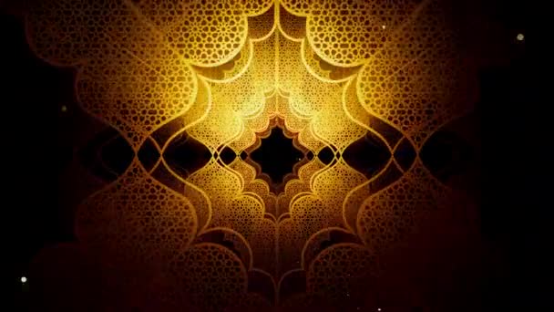 Art Islamic Pattern Відеоматеріал Фільмів Про Фестивалі Кінематограф Релігії Також — стокове відео