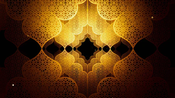 Ilustracja Tło Dla Reklamy Tapety Islamskim Wzorze Ramadan Sceny Rendering — Zdjęcie stockowe