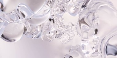 Beyaz zemine düşen su damlaları