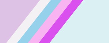 Beyaz arkaplanda parlak renkli çizgili soyut arkaplan pembe retro tasarımı