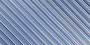 Mavi metal çizgileri olan soyut modern teknoloji arka planı modern fütürist krom yüzey