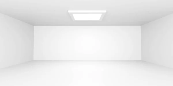 Bílý Jednoduchý Prázdný Interiér Místnosti Kopírovacím Prostorem Pro Přidání Obsahu — Stock fotografie