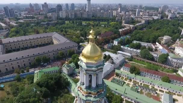 Procesja Ukraiński Kościół Prawosławny Patriarchatu Moskwa — Wideo stockowe