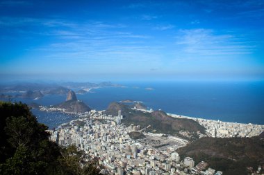 Corcovado dağ, Brezilya Rio de Janeiro Panoraması