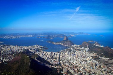 Corcovado dağ, Brezilya Rio de Janeiro Panoraması