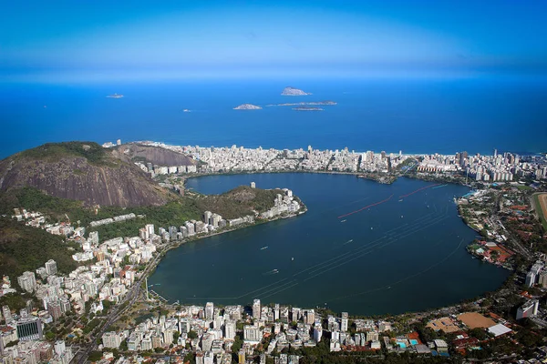 Озил из Рио-де-Жанейро с горы Корковаду, Бразилия — стоковое фото