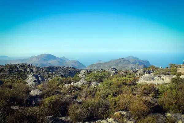 Manzara Masa Dağı Yaylası, Cape Town, Güney Afrika