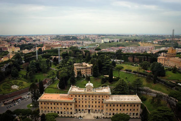 Panorámás Kilátás Nyílik Rómára Vittorio Emanuele Épület Olaszország — Stock Fotó