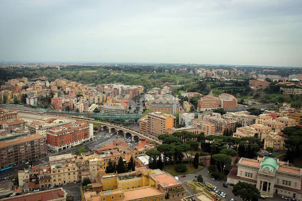 Vista Panoramica Roma Dall Edificio Vittorio Emanuele — Foto Stock