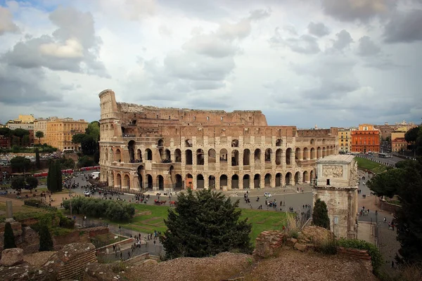 Antico Colosseo, Roma, Italia — Foto Stock