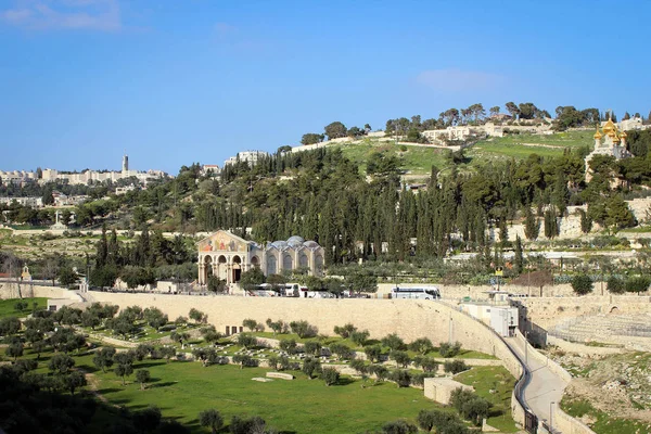 Church of All Nations, Gethsemane, view, Mount of Olives, Jerusalem, Israel