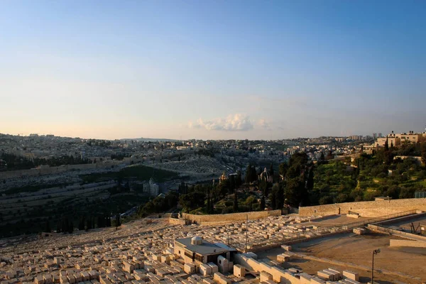 Antiguo Cementerio Getsemaní Jerusalén Israel — Foto de Stock