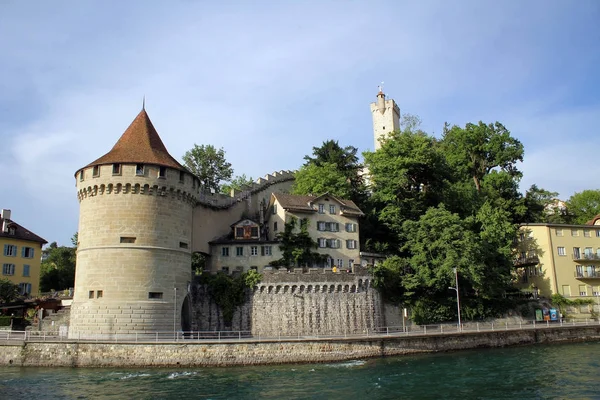 Antiga Fortaleza Lucerna Suíça Imagens De Bancos De Imagens
