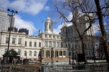 Belediye Binası ve park, New York City, bakış