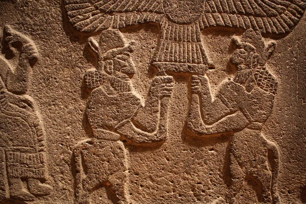 Ancient Sumerian Cuneiform Script View — Stock Photo, Image