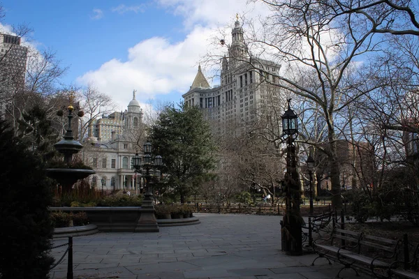 Belediye Binası ve park, New York City, bakış