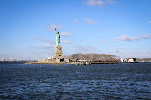 Statue of Liberty scenic view, New York City, USA