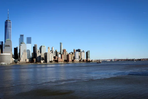 Görünüm gökdelenlerin Manhattan, New York City, Amerika Birleşik Devletleri