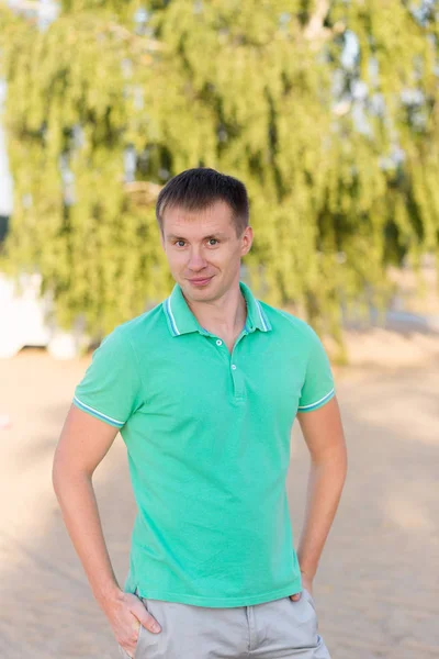 Portrait of beautiful young man — Stock Photo, Image