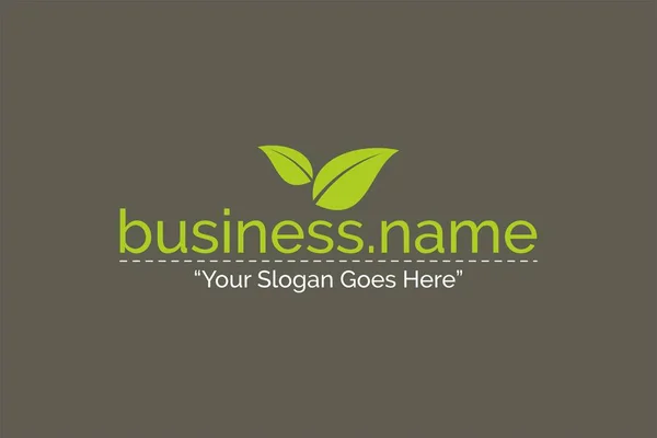 İş Logo yeşil şablon vektör