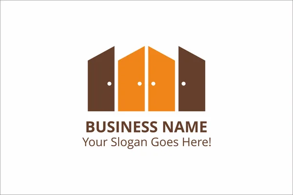 Kapıları Logo şablonu vektör grafik kaynak