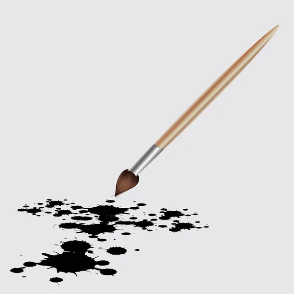 resim fırçası, vektör illustratio