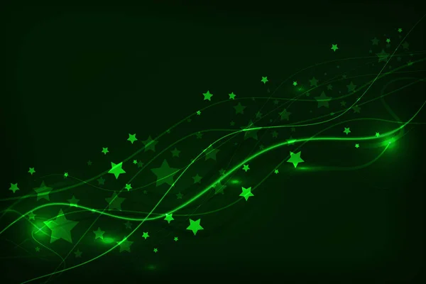 gece gökyüzünde zümrüt iz