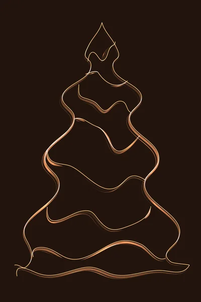 Stilizasyon Noel ağaçları