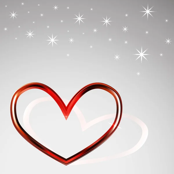 Kırmızı kalp, aşk sembolü