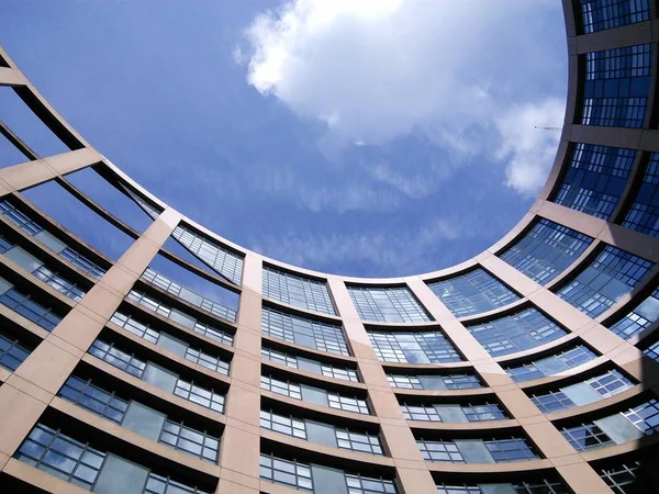 European Union building inside in Strasbourg, France