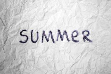 Siyah kalemi tarafından yapılan kelime yaz