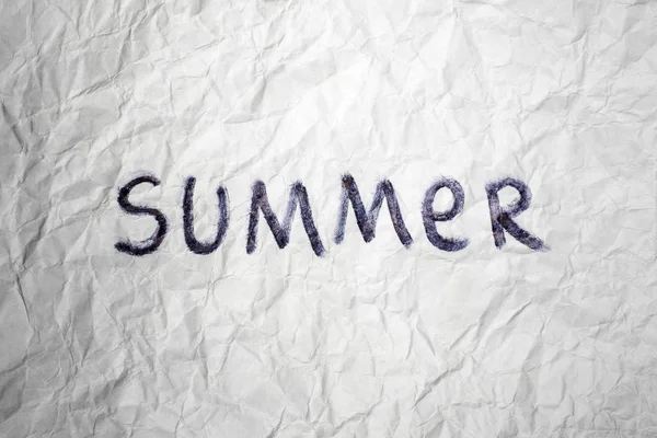 Siyah kalemi tarafından yapılan kelime yaz