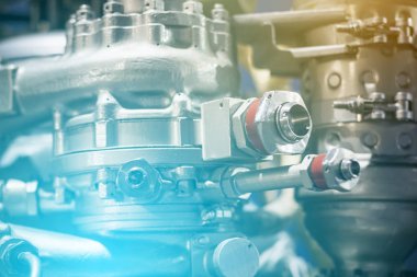 Karmaşık mühendislik sistemi arka plan.