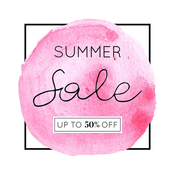 Yaz Satılık suluboya 