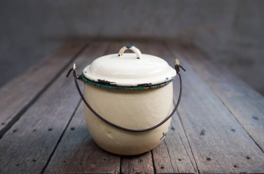 Tay pot piknik ve pişirme için Mine