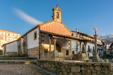 Church of Our Lady of the Assumption in Candelario in the province of Salamanca (Spain) clipart