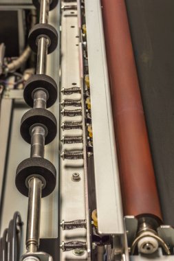 Kağıt taşıma kemerinin makine parçası