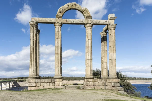 Ruínas romanas de Augustobriga, Cáceres (Extremadura - Espanha ) — Fotografia de Stock