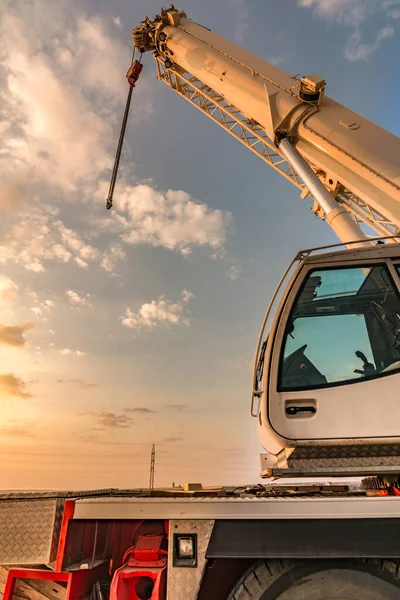 Carrelli Elevatori Costruzione Ponte — Foto Stock