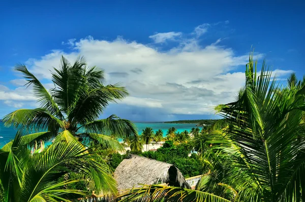 Vue sur la plage tropicale — Photo