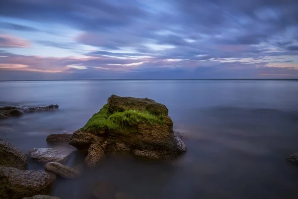 Sakin akşam deniz bak. — Stok fotoğraf