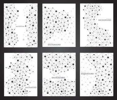 soyut geometrik çizgi Dna arka plan