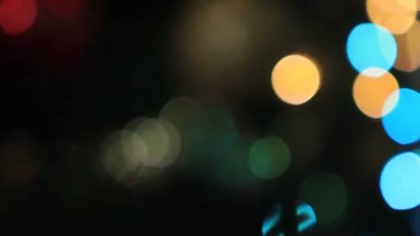 Lumières déconcentrées de l'arbre de Noël 