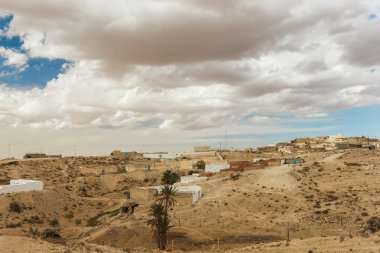 Berberi Sahara Çölü ' troglodytes ana sayfa yaşadığı bir kasaba. Tunus.